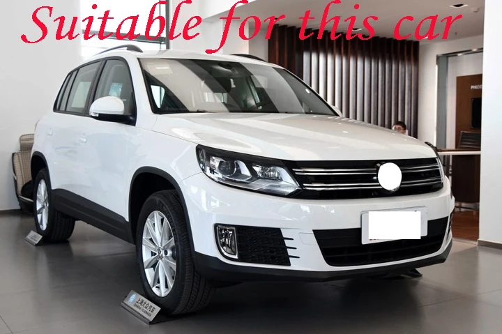 ل VW Tiguan 2009-2016 اكسسوارات السيارات البلاستيك الخارجي قناع تنفيس ظلال نافذة الشمس المطر الحرس منحرف 2010 2011 2012 2013