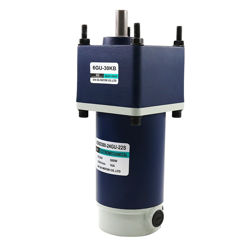 Imagem -02 - Motor Ajustável cw Ccw da C.c. da Velocidade do Torque Alto do Motor 300w do Redutor da Engrenagem de 12v 24v dc