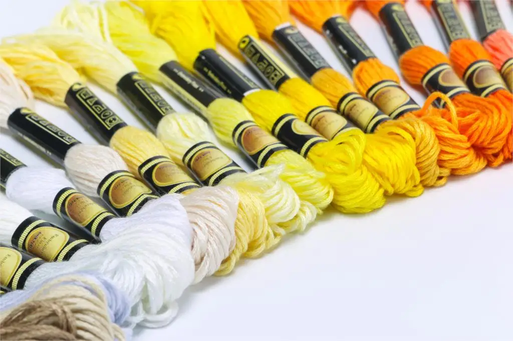 oneroom Cross Stitch threads The two label cxc Style 10PCS Cross Stitch Cotton Embroidery Thread Floss Sewing Skeins   6