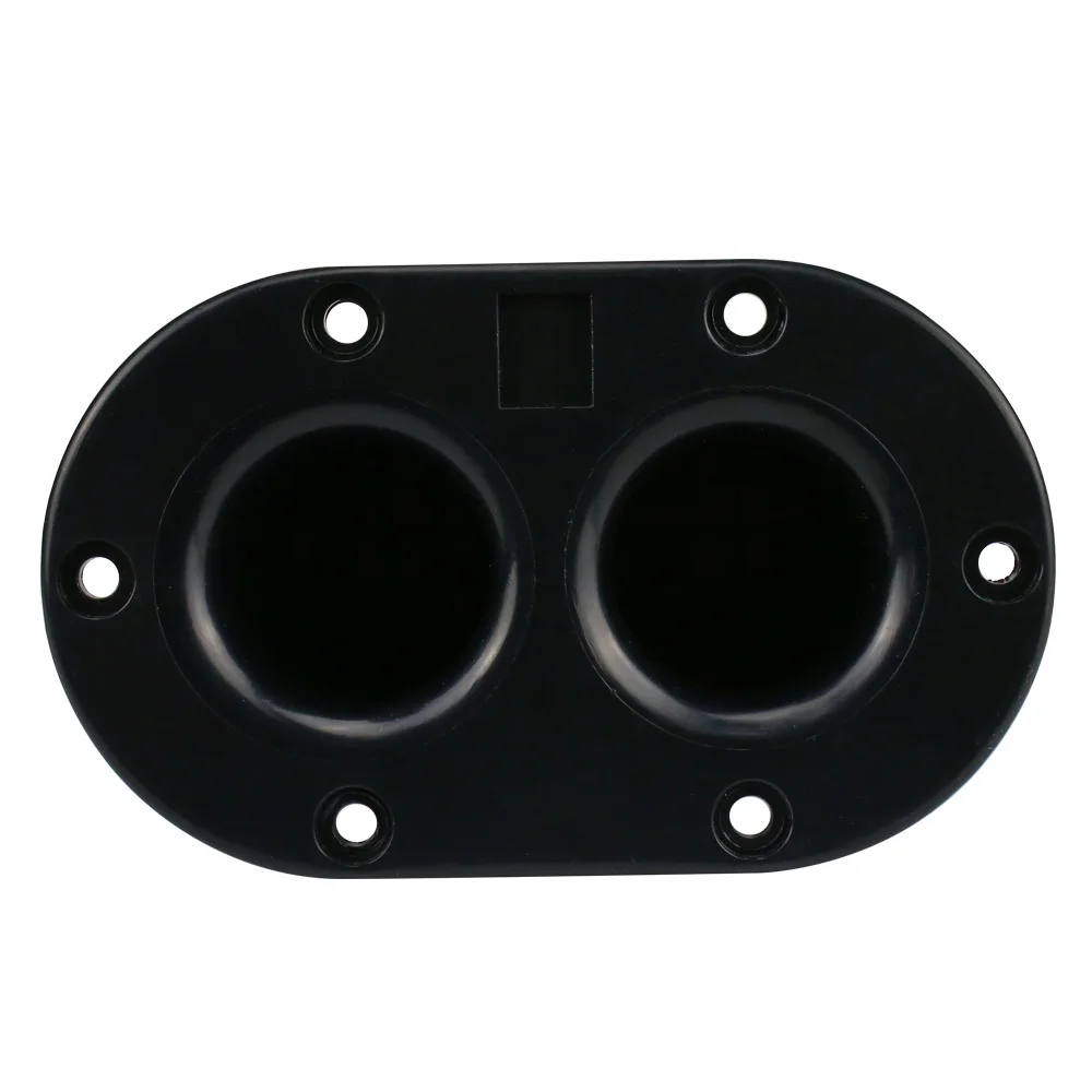 GHXAMP 더블 홀 무대 스피커 스탠드, 하단 아이 ABS 플라스틱 브래킷 시트, 두꺼운 전문 무대 스피커 액세서리, 1 개