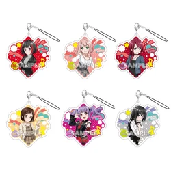 Bang Dream! Roselia Afterglow Anime Game Mitake Ran Uehara Himari Udagawa Tomoe Tsugumi Ako Rinko Acrylic Strap Keychain