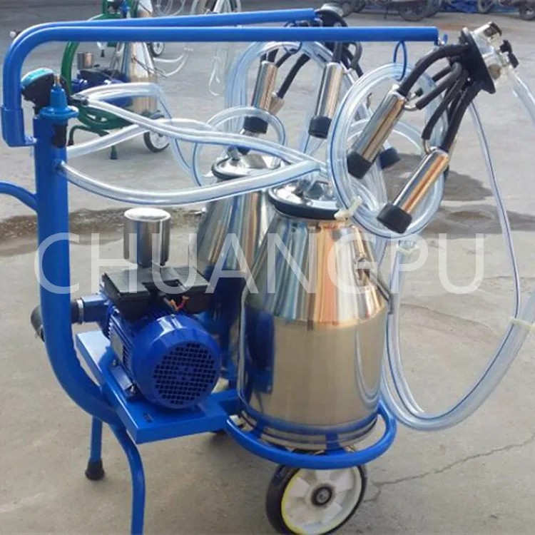 dry type pump milk cow machine