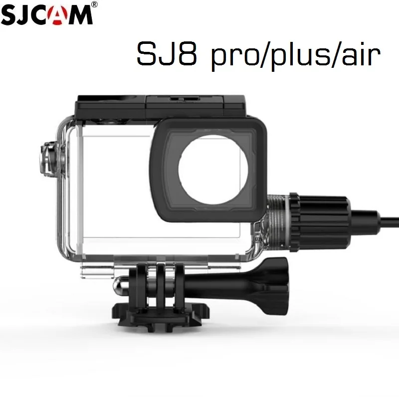 Oryginalny SJCAM SJ8 Pro/plus/Air motocykl wodoodporny futerał do SJ8 etui z funkcją ładowania obudowa ładowarki akcesoria do aparatu Clownfish