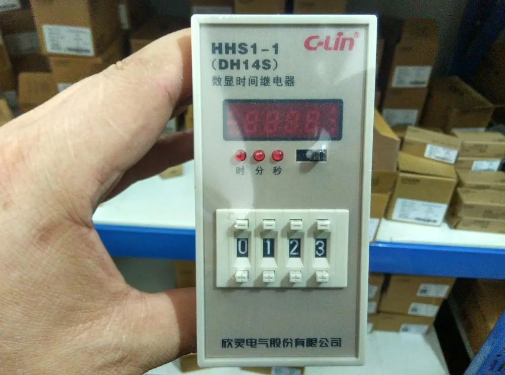 

Brand new original authentic C-Lin HHS1-1 (DH14S JSS26A JS14S-A ) Time Relay AC380V AC220V 24v