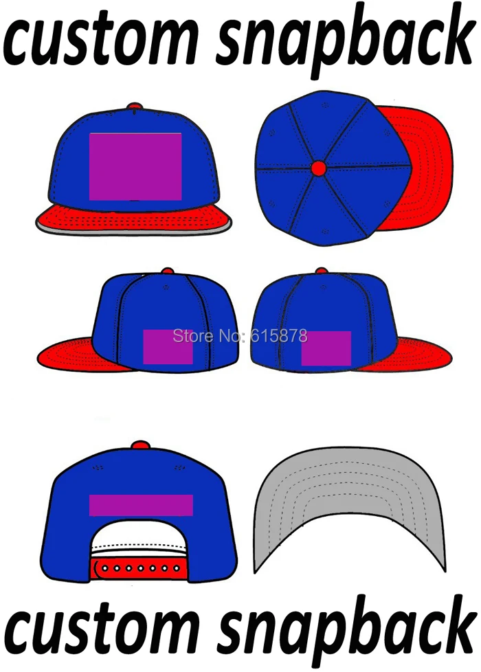 Custom Snapback Cap/Wholesale Custom Snap Back Hat/6 Panel Snapback Cap With Embroidery Logo/Cheap 3D Embroidery Sports Cap