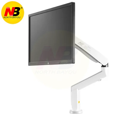 Soporte de monitor NB F90A de movimiento completo para pantallas de 22-32 pulgadas, brazo mecánico de resorte largo, soporte para monitor LED/LCD con 2 puertos USB