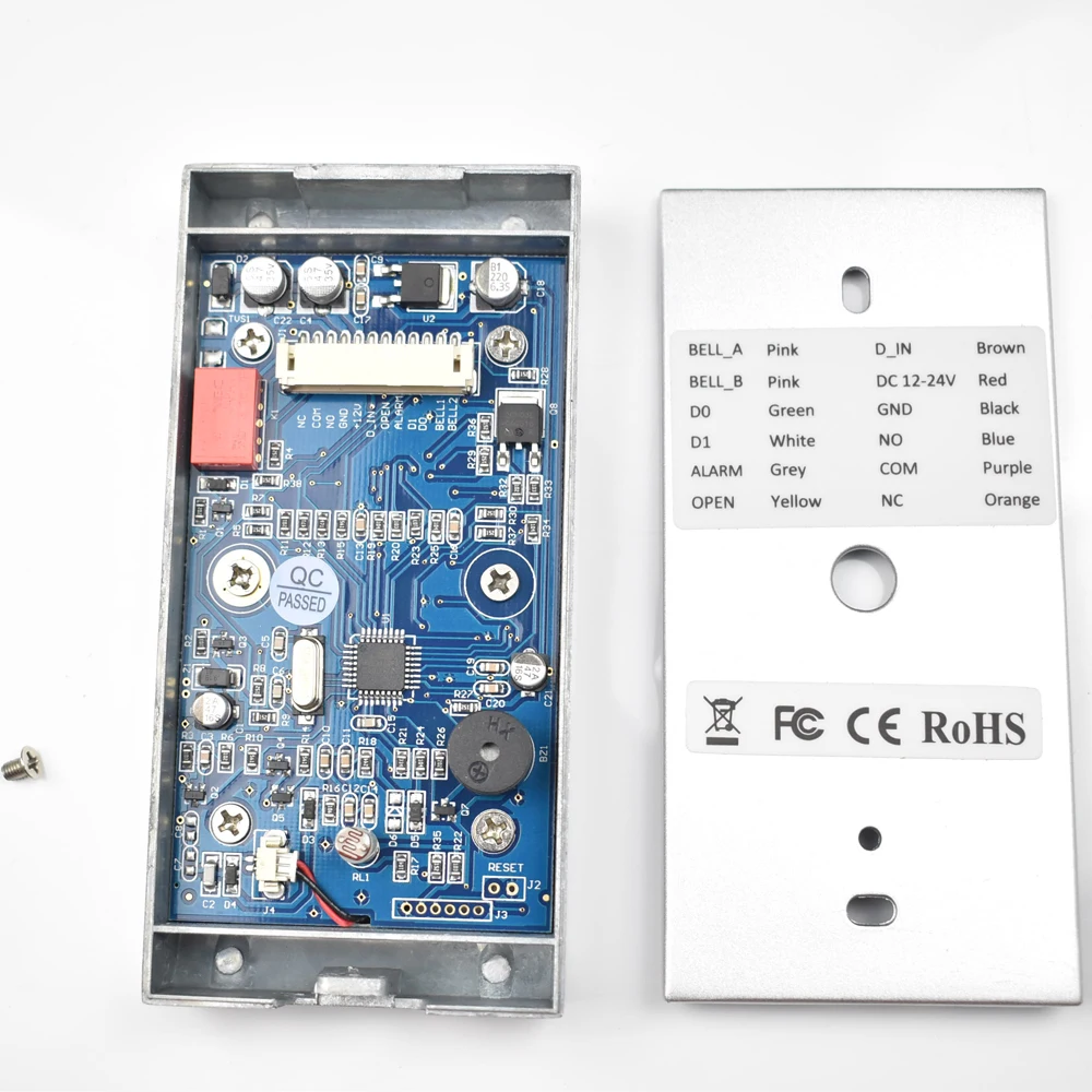 Rfid 125KHz Door Access Control System LED Metal Keypad Proximity Card Standalone Access Control With 2000 Use