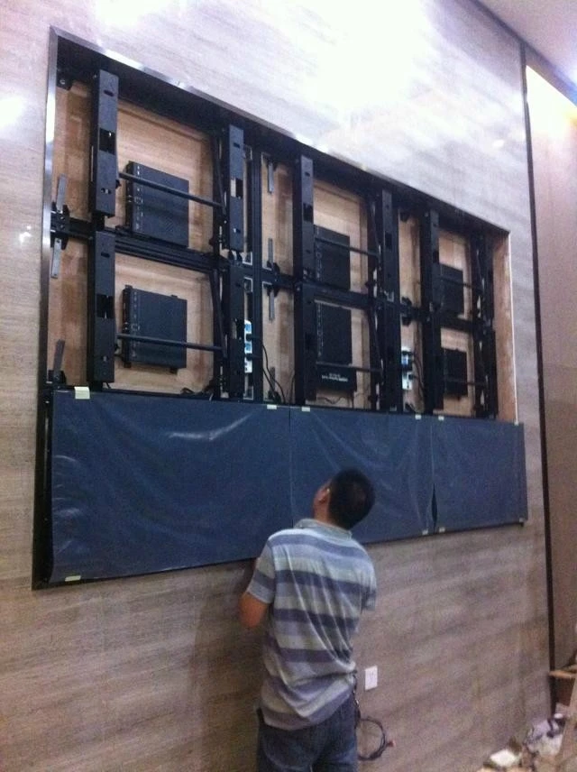 Parede video da parede 2x2 do lcd de emenda video da parede 2x2 parede video do lcd de 55 polegadas com painel original hdmi