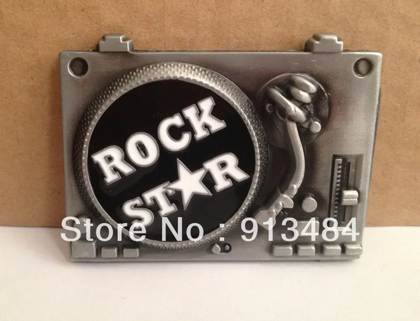 All-Match Belt Buckle, DJ Player, Music Player, Rock Star