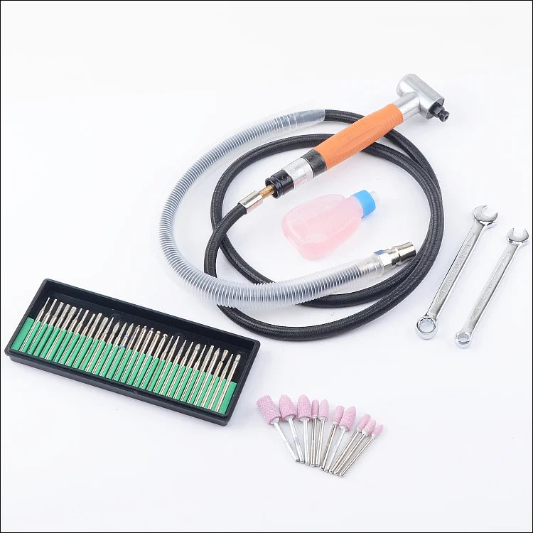 

NEW 90 Degree 3MM Pneumatic Micro Grinder Angle Air Micro Die Grinder Tool
