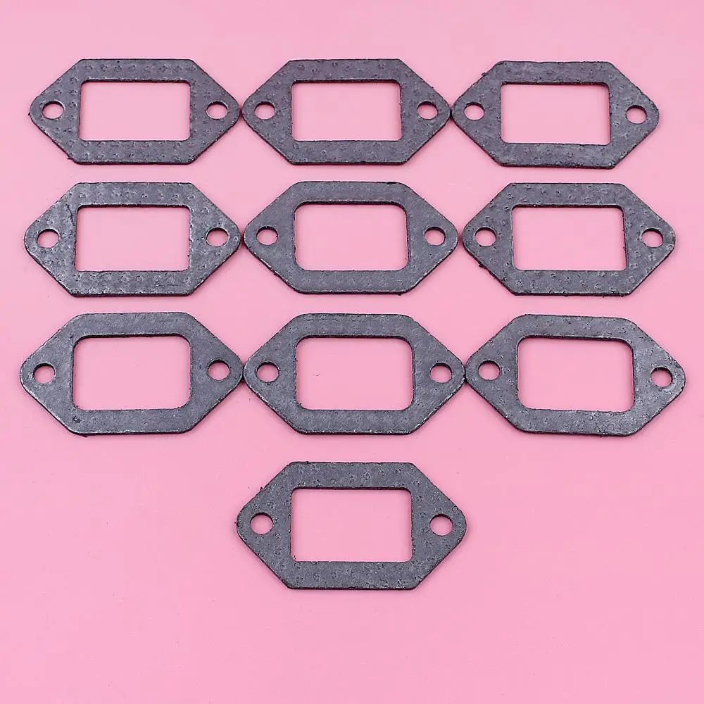 10pcs/lot Exhaust Muffler Gasket Kit For Stihl MS361 MS380 MS381 MS440 MS441 Chainsaw Replace Spare Part 1125 149 0601