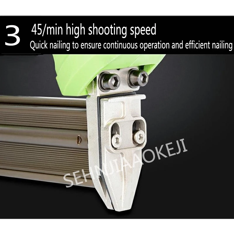 F30422 – pistolet à ongles électrique à double usage, 2000W, outil de menuiserie, idéal pour encadrer des agrafes