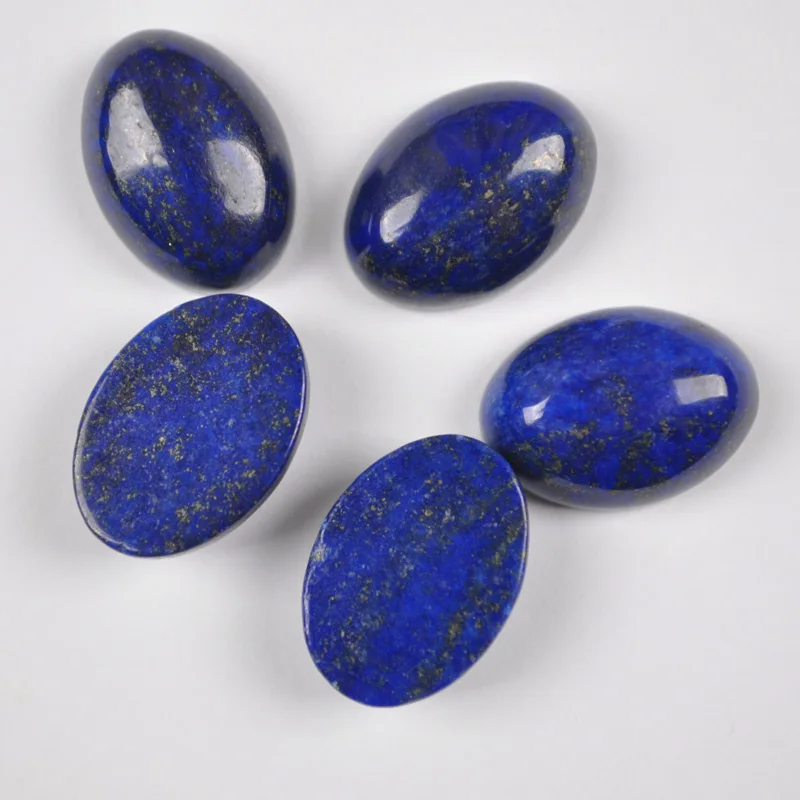 

18x13MM Lapis Oval CAB Cabochon Jewelry For Woman Gift Bead (10 pcs/lot) H019