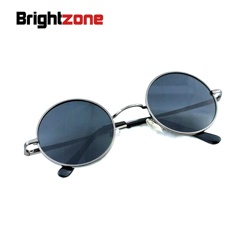 

Retro & Vintage Metal Full Rim Total Round 100% Polarized UVA And UVB Protection Driving Sunglasses Men Women Sun Hider Glasses