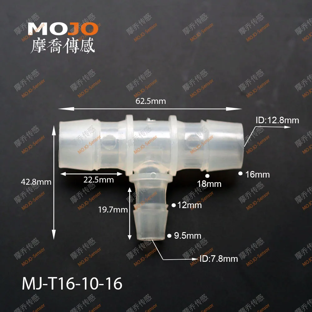 2020 Tặng Ngay!!!!!! MJ-T16-10-16 Giảm Nhiều Tee Lắp Cổng Kết Nối 10 Mm Đến 16Mm Thép Gai Loại Kết Nối (10 Cái/lô)