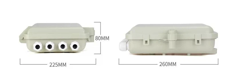 12 صندوق توزيع FTTH الأساسية مثبت بالكامل مع محول SC وأسلاك التوصيل المصنوعة 26*22.5*8 سنتيمتر صندوق وصلات الألياف البصرية شحن مجاني 2 قطعة