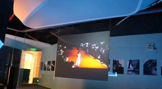 1.524m*8m Ultra black rear projection screen film,Rear projection foil, Rear projection screen for window display