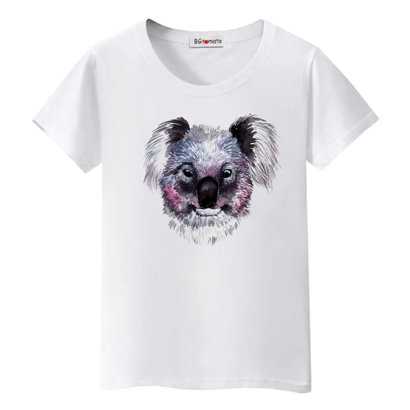 

BGtomato New arrival lovely Koala t-shirt hot sale summer cute tshirt women beautiful casual top tees