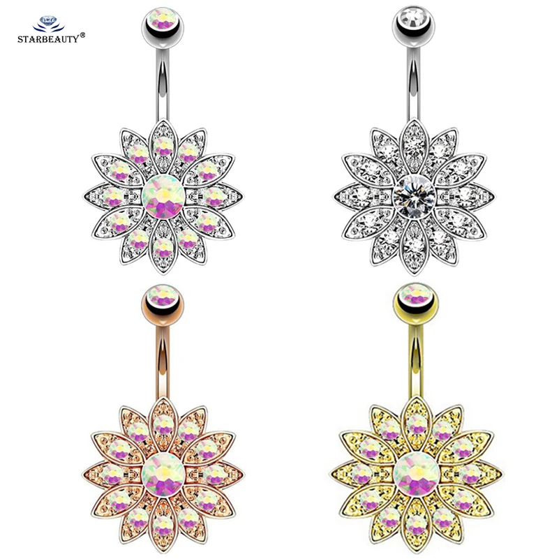 Starose-Piercing Nombril et Nombril pour Femme, Bijoux Anhéritage, Boucle d'Oreille, Anneau de brev, 1 Pièce