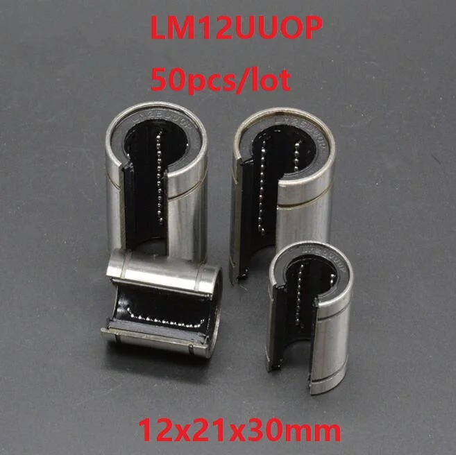 10pcs Open Type linear bearing LM12UUOP linear motion ball bushing LM12OP 12x21x30mm CNC parts