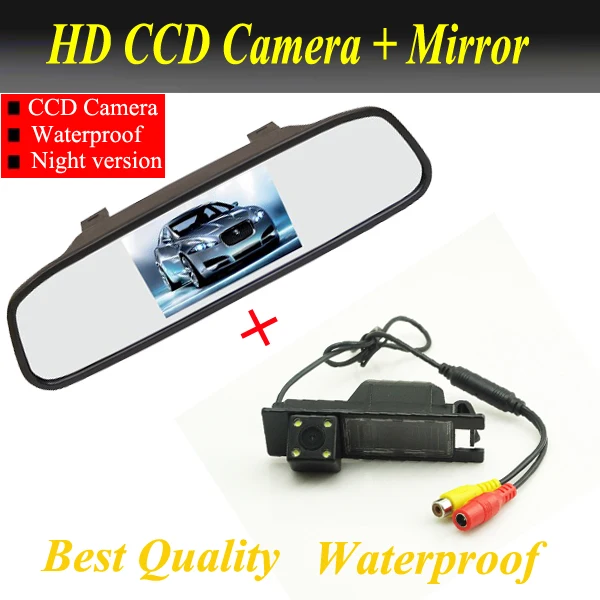 Auto Parking Monitor Reversing camera CCD Car Rear View Camera With  Car Rearview Mirror For OPEL Vectra Astra Zafira Insignia