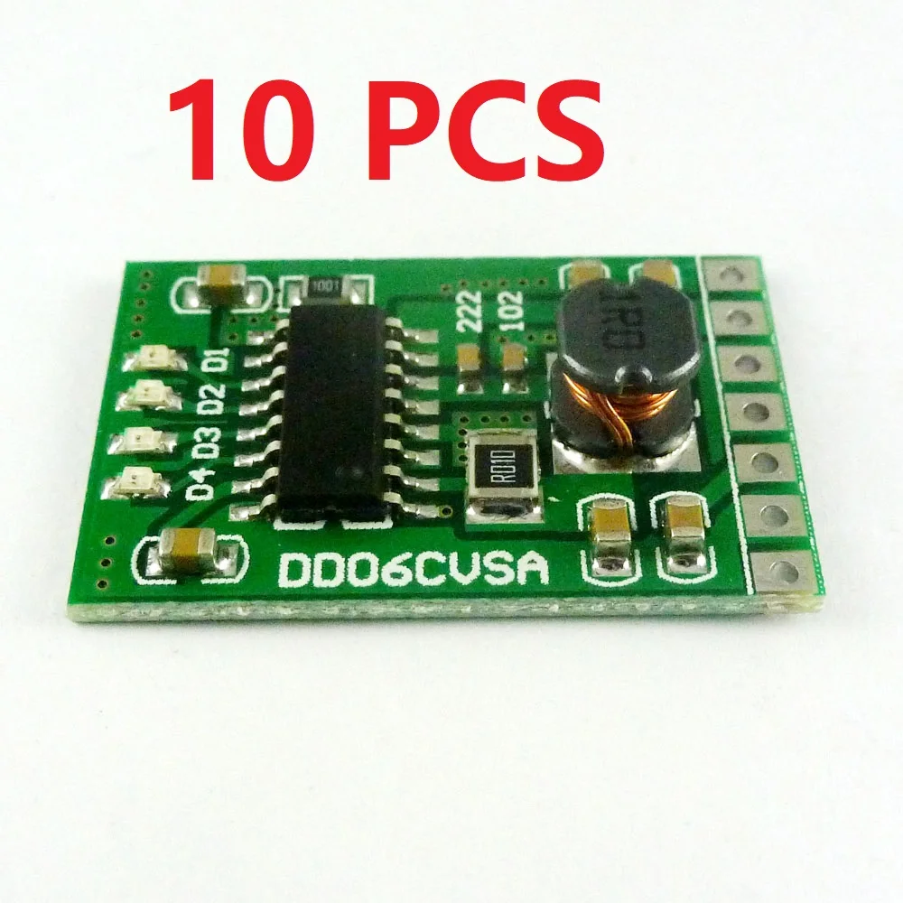 

10x DD06CVSA 4 in 1 2.1A 4.2V Charge Discharger DC-DC Boost Converter 3.7V to 5V Mobile Power Diy Power Supply Module