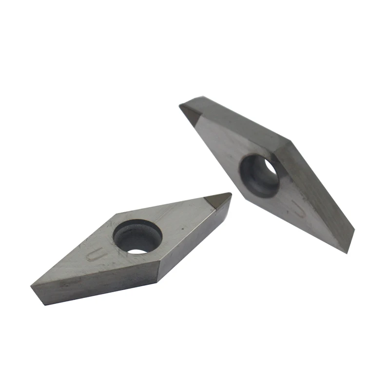 VCGT160404 1 stück CBN Diamant einsätze Aluminium Inserts Cutter Hartmetall Legierung für Drehmaschine Halter SVJCR Hartmetall Fräsen Einsätze