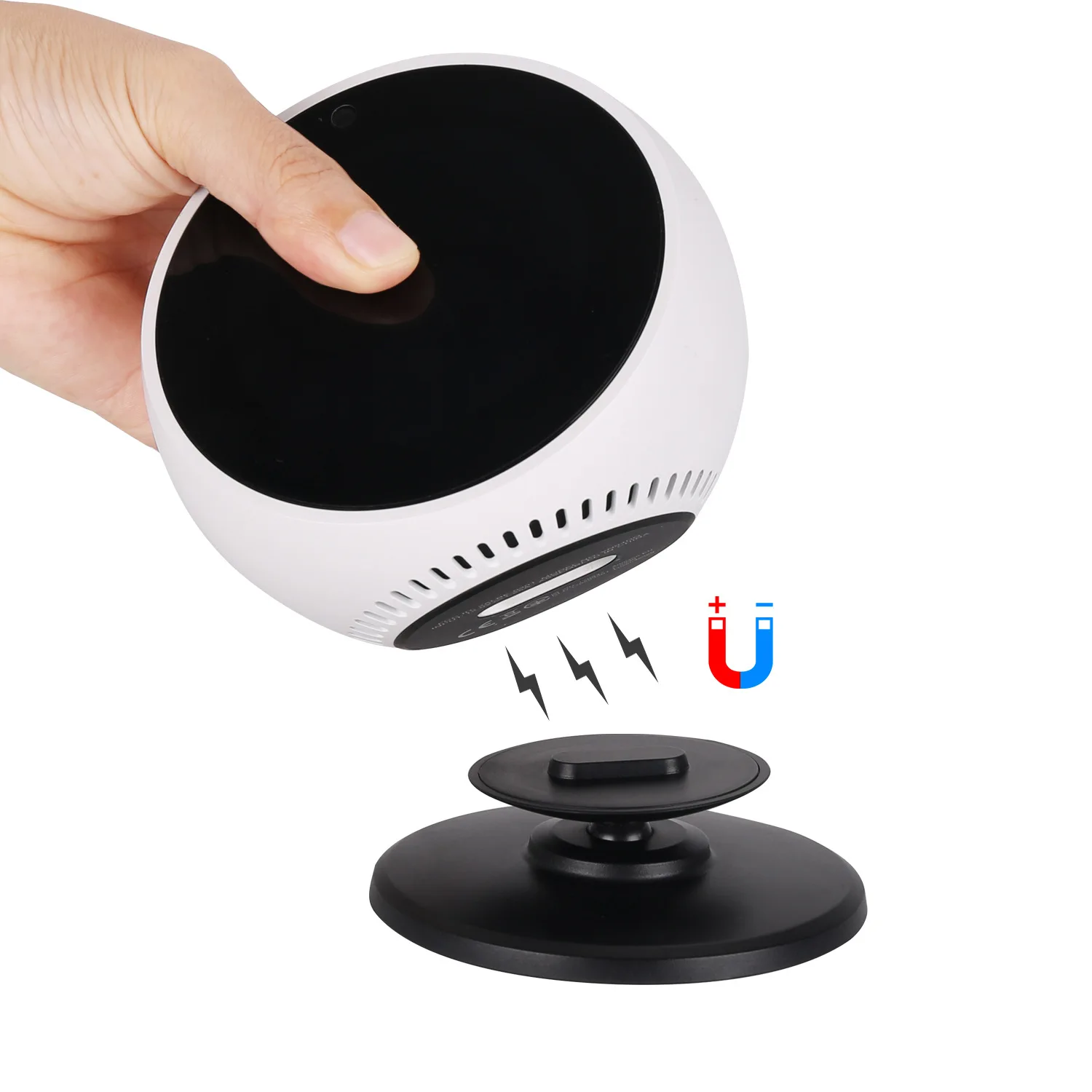 Adjustable 360 Rotation Magnetic Bracket Base Stand for Echo Spot Smart Speaker Accessories