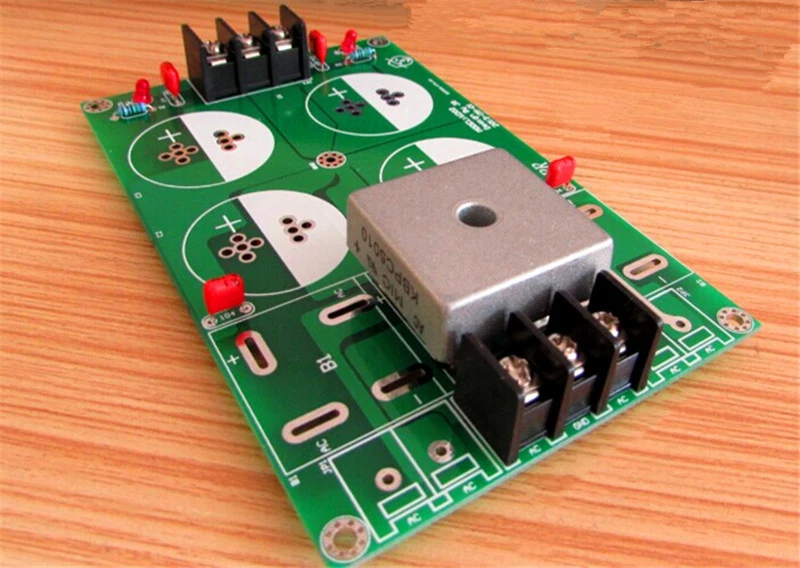 Double bridge rectifier single bridge rectifier power supply board 35mm pin distance large capacitor filter board 1969 amplifier