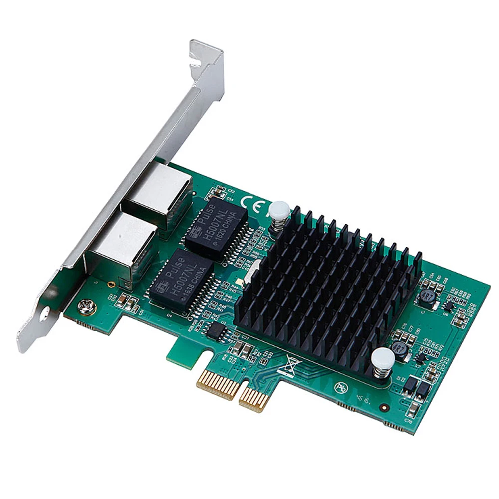 Сервер Intel82575, чипсет Gigabit PCI-Express, сетевая карта 1000M PCI-e, двойной порт RJ45, адаптер NIC