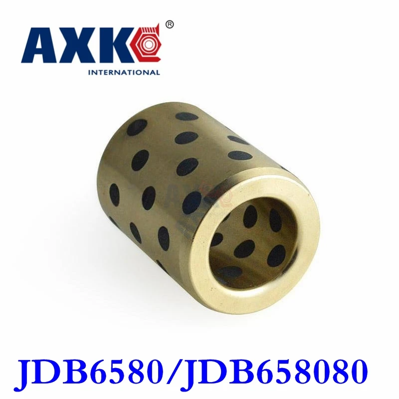 2023 Jdb6580/jdb658080 (id*od*l=65*80*80mm) Oilless Bearing| Self-lubricant Impregnated Graphite Brass/copper Flange Bushing