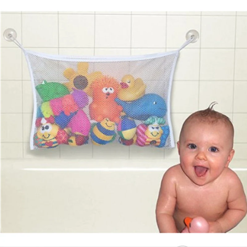 Bambini Premium Giocattolo Del Bagno Del Bambino Dell'organizzatore di Immagazzinaggio di Grandi Dimensioni Bath Toy Bag Netto Accessori Per il Bagno Bonus: 2 ganci e 4 giocattolo di balneazione