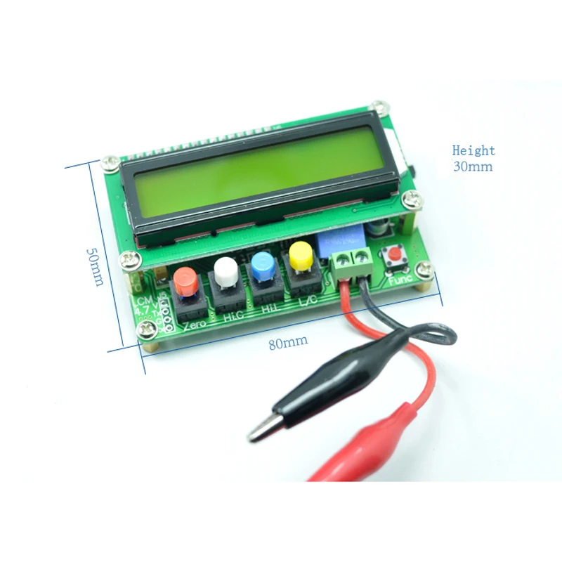 Free shipping LC100-A Digital LCD High Precision Inductance Capacitance L/C Meter capacitor Test Instruments