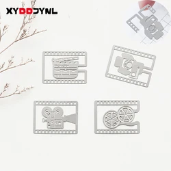 4* Mini Metal Bookmark Creative Stationery Retro Movie Props Modeling Escolar Papelaria Bookmark Clips School Supplies