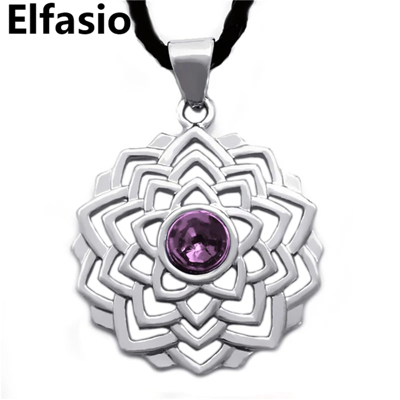 Mens Womens Blue/Purple stone Hollow flower star new fashion Silver Pewter Pendant Necklace Wholesale Jewelry P329