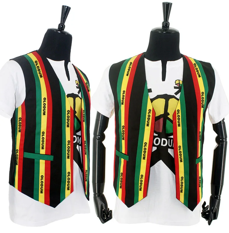 Rare MJ Michael Jackson Olodum Brazil MV Retro Anti-war They don\'t care about us Vest  for Peace