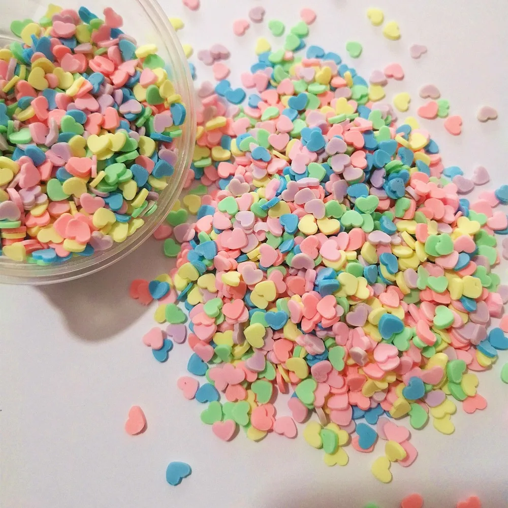 50g DIY Polymer Clay Fake Candy Sweets Sugar Sprinkle Decor Fake Cake Dessert Simulation Food Dollhouse Miniature