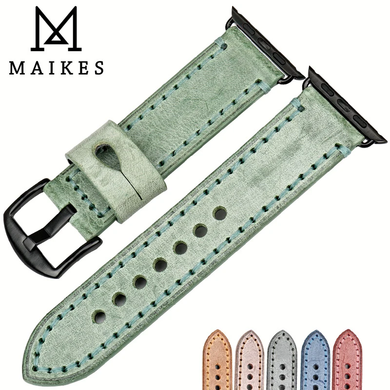 Special Leather Watchband For Apple Watch Band 45mm 41mm 44mm 40mm 42mm 38mm Series 7 6 SE 5 4 3 2 iWatch Strap