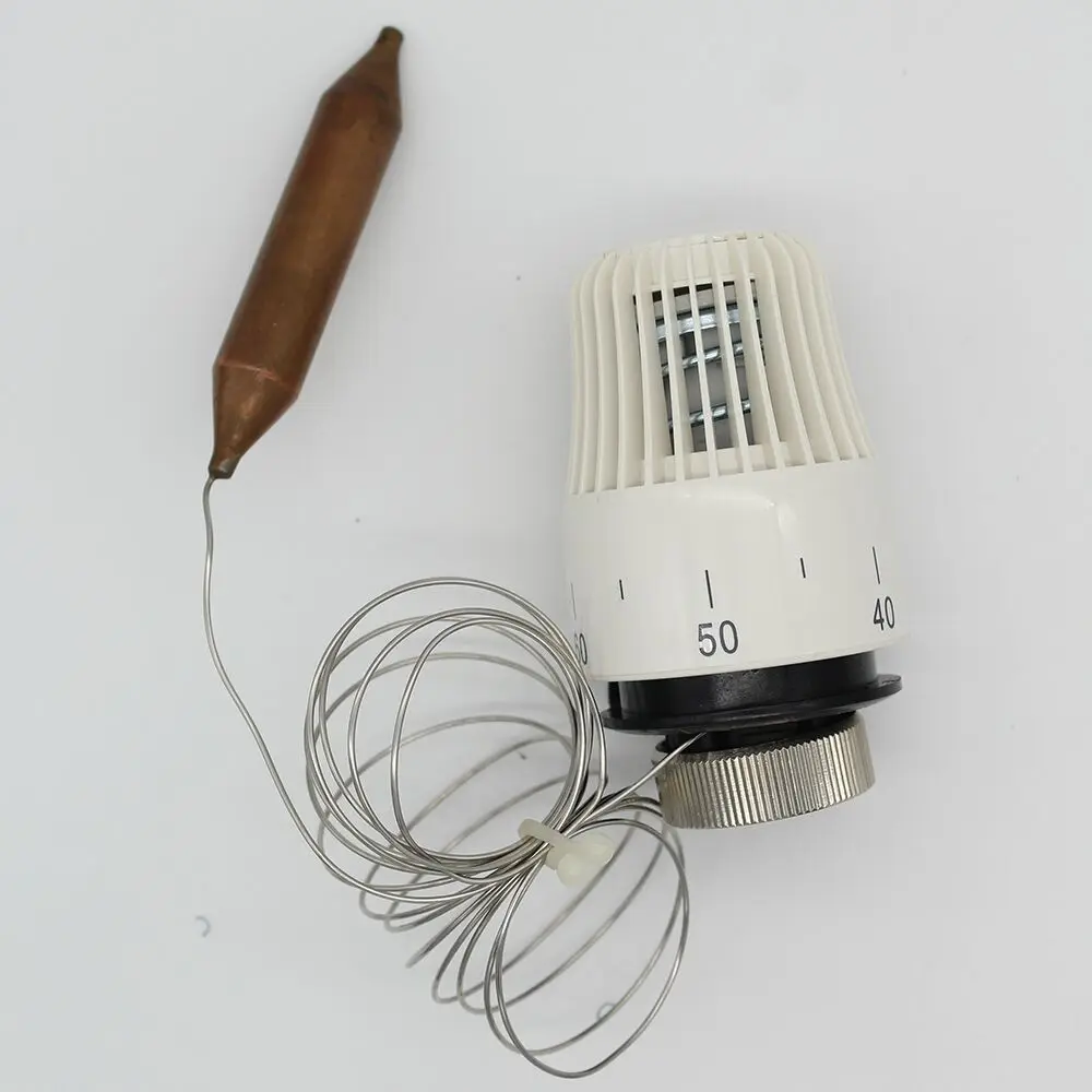 Energy saving 30-70 degree control Floor heating system thermostatic radiator valve head;M30*1.5mm Remote controller