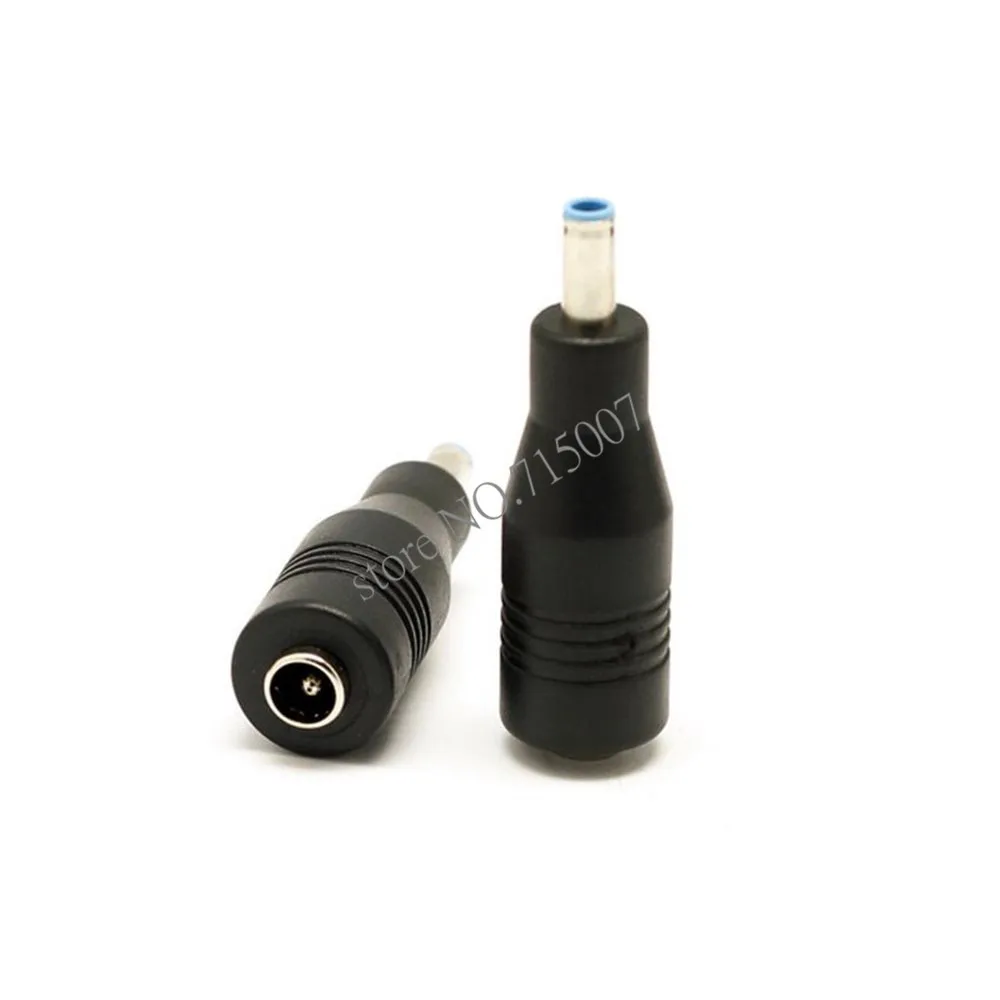DC 전원 어댑터 커넥터 플러그, DC 변환 헤드 잭, 암컷 5.5x2.1mm 플러그, 수컷 4.5x3.0, HP Envy Ultrabook용 핀 포함, 5 개