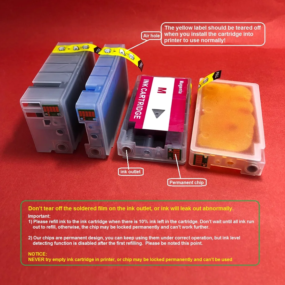 

YOTAT (Dye ink) refillable PGI-1500 PGI1500 ink cartridge for Canon MAXIFY MB2050 MB2354 MB2355 MB2150 MB2750 printer