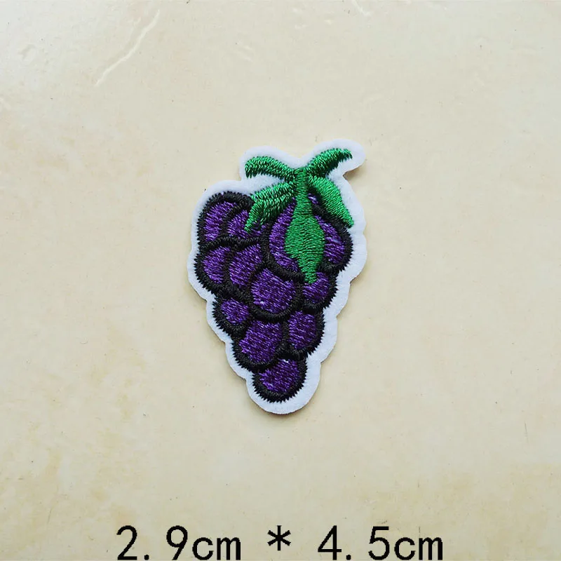 1Pcs 3D Foods Fruits Burger Iron On Patches For DIY Stickers Clothing Appliqued Sewing Kids Garment Embroidered Stripes Badges