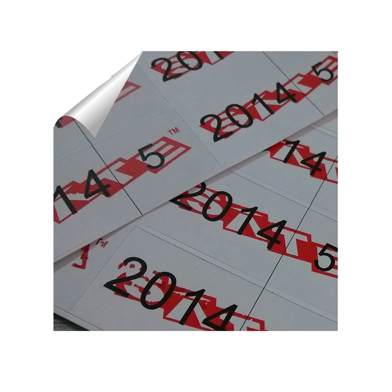 Eco friendly custom adhesive label printing,Warranty printing adhesive custom electronic component label