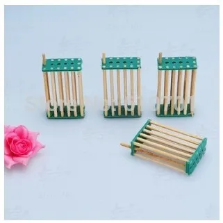 20pcs 5.5cm 14 Bamboo Cage For Queen Bees Beekeeping Tools with a small door opening can be pumped for loading release the queen