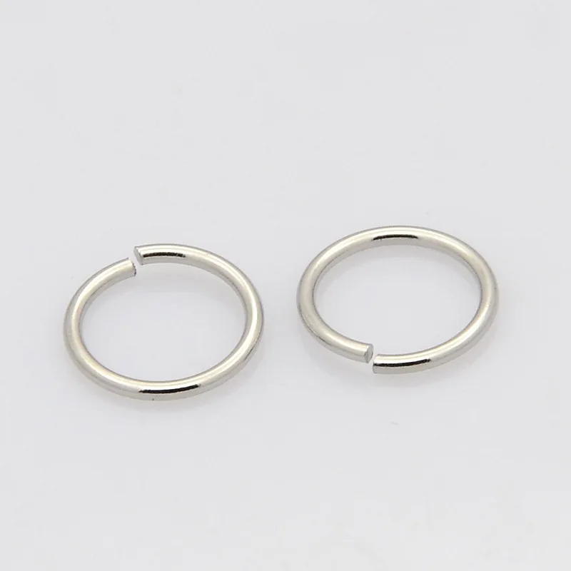 200pcs 5/6/8/10mm 304 Stainless Steel Metal Jump Rings Closed but Unsoldered for Jewelry Findings Accessories DIY Making