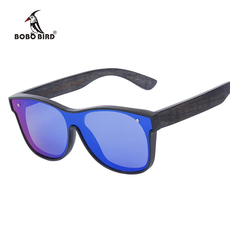 BOBO BIRD Sunglasses Men Brand Luxury Square Polarized Wood Sun Glasses Driving Eyewear UV400 Oculos De Sol Gafas