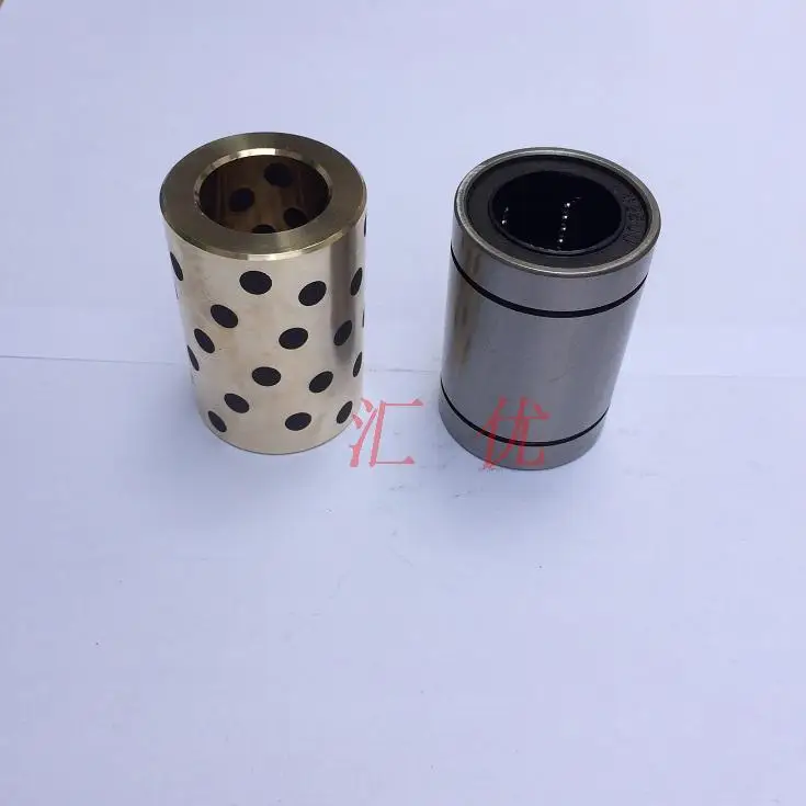 JDB 254059 copper sleeve the same size of  LM25 linear Solid inlay graphite Self-lubricating bearing