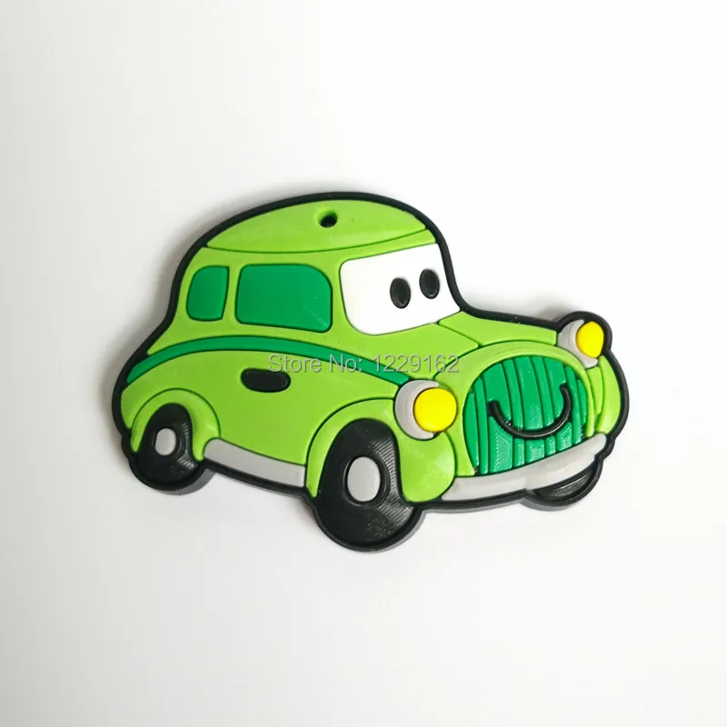 Hot sale!!! Cute Car fridge magnets whiteboard sticker Vehicle Silicon Gel Refrigerator Magnets Educational Kids gift