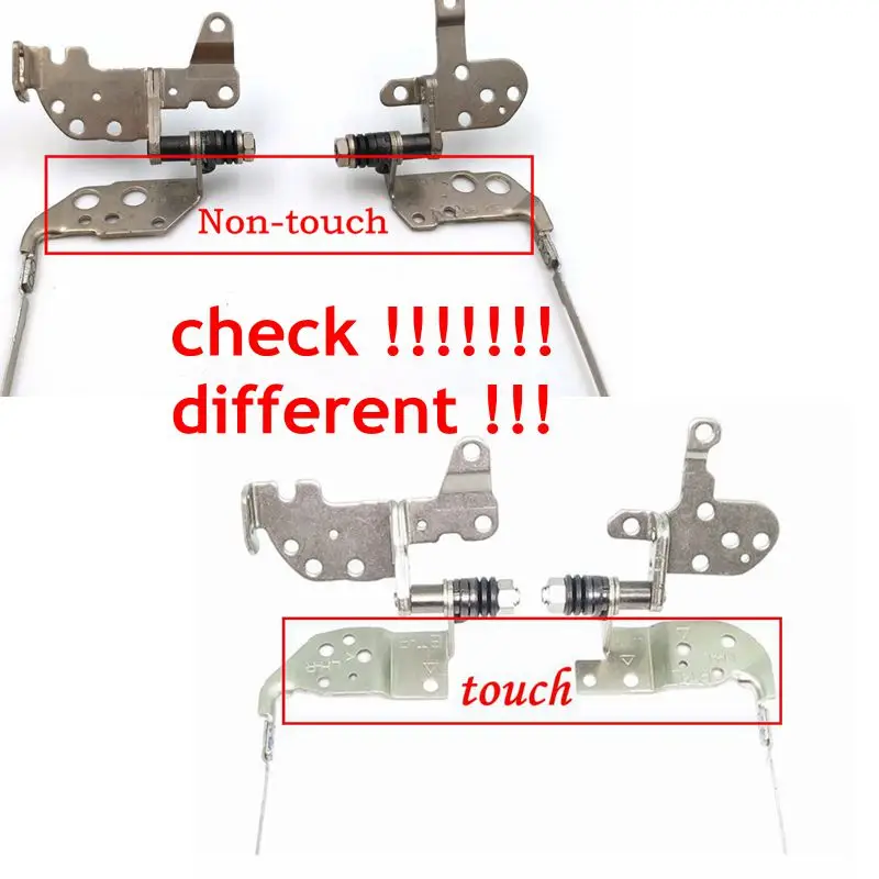 GZEELE New Right + Left LCD Hinges For Toshiba Satellite S50-A S50D-A S50DT-A S50T-A S55-A S55D-A Touch Screen Hinges R+L