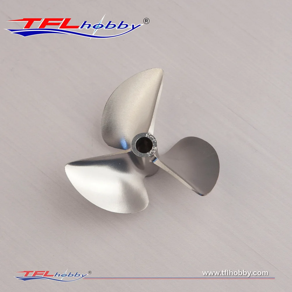 TFL Genuine Parts! Three-Bladed Propeller O-Series CNC 1.4 Dia=6.35mmThread pitch Dia 58mm-70mm Aluminium Propeller for RC boat